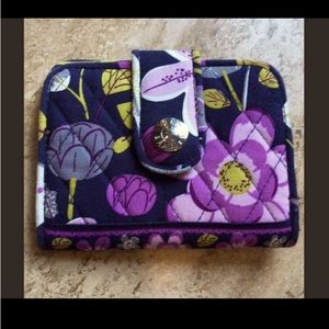 FLORAL NIGHTINGALE SMALL SNAPPY WALLET by VERA BRADLEY